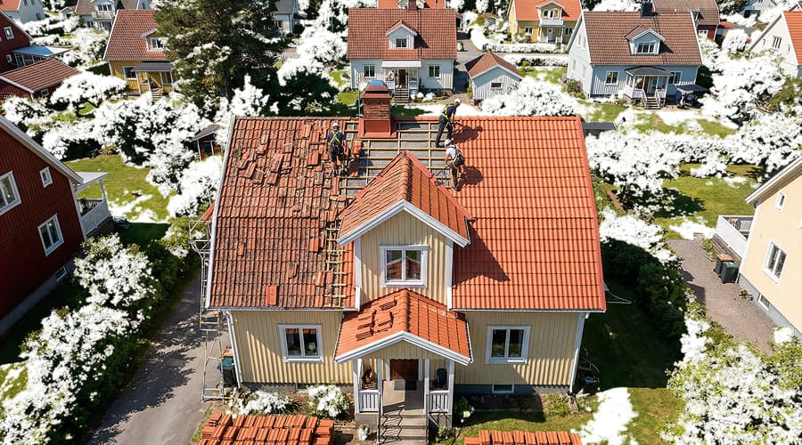 Vad kostar det att byta tak? Pris 2026
